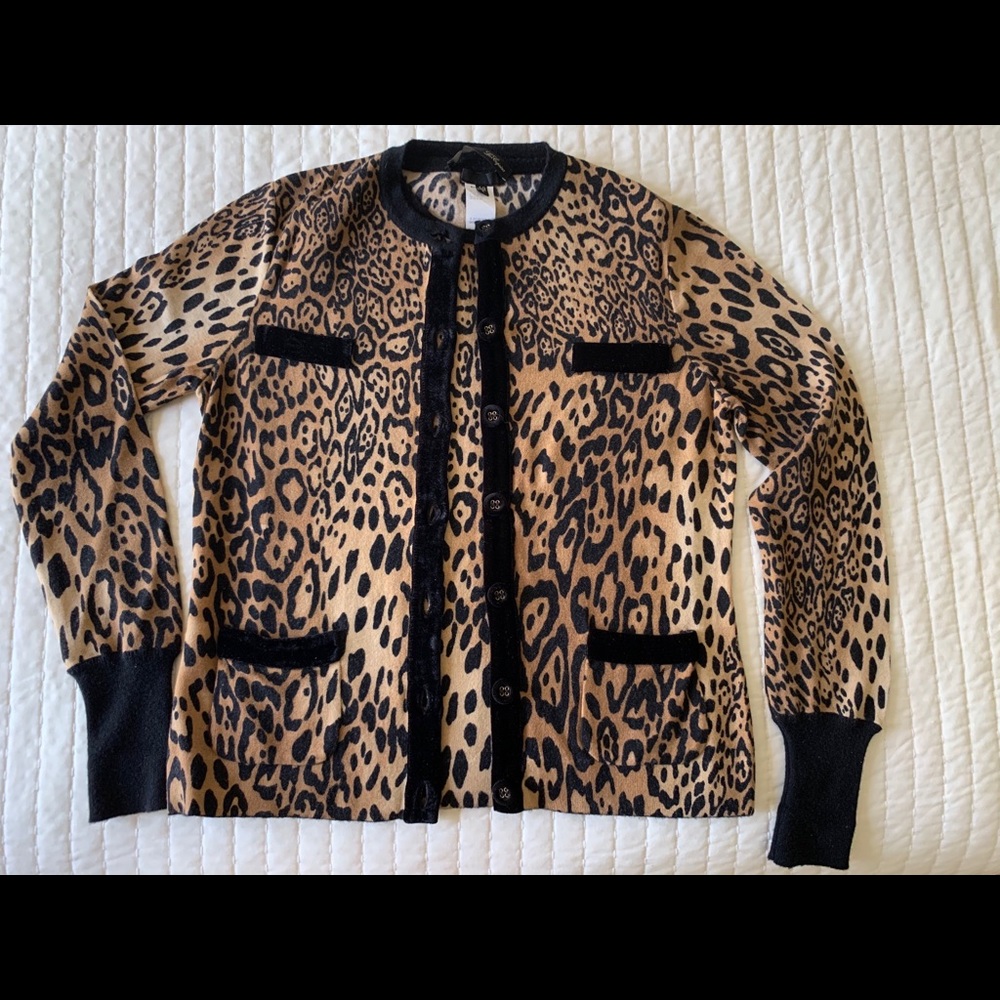 Leopard sweater set w Chanel-styling MADE IN ITALY - Picture 2 of 8